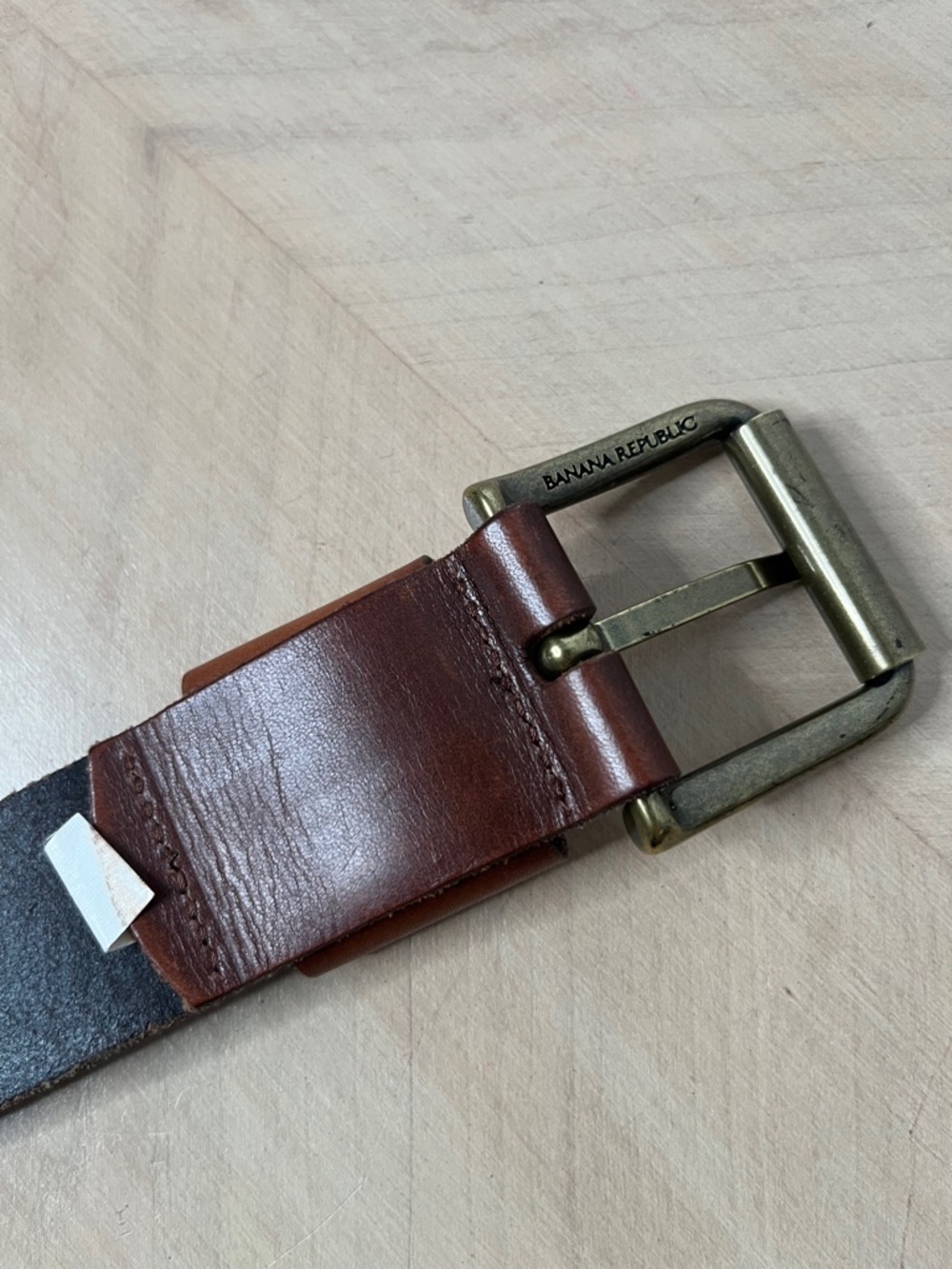 Banana Republic Men's Classic Brown Leather Belt - Size 36 - Picture 5 of 8